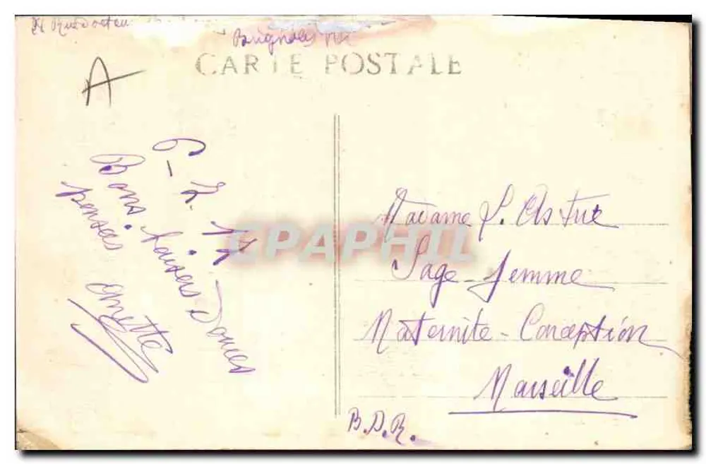 Brignoles (Var) — Bord du Caramy — Jarriez, photo édit. - Achterkant