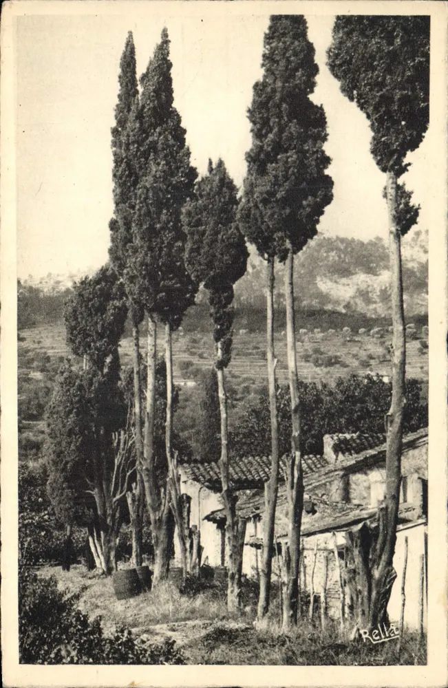 Krajobraz prowansyjski — kolekcja Nella "La Côte d'Azur" — wydawca Nella - Awers