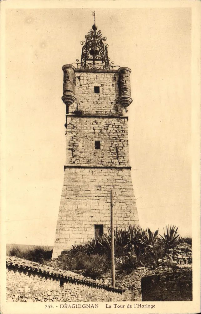 Draguignan — Die Uhrturm — Ausgabe 'La Cigogne', Marseille - Vorderseite