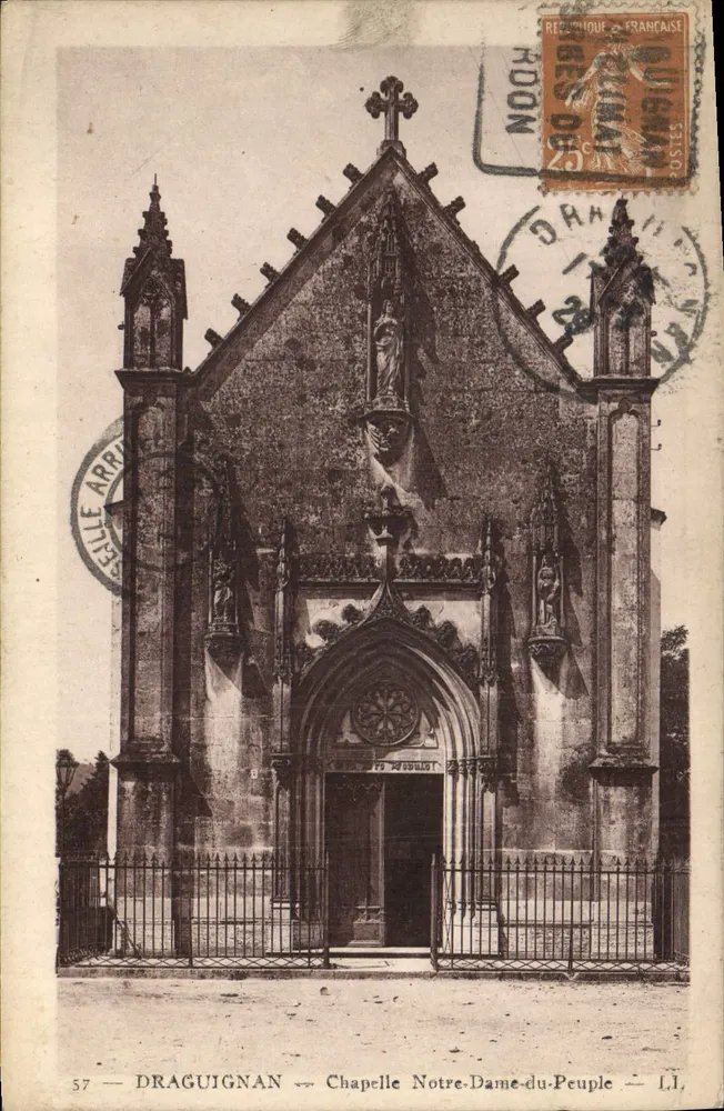 Draguignan — Kerk Notre-Dame-du-Peuple — L.I. — Uitgever Lévy & Neuroulin, n°57 - Voorkant