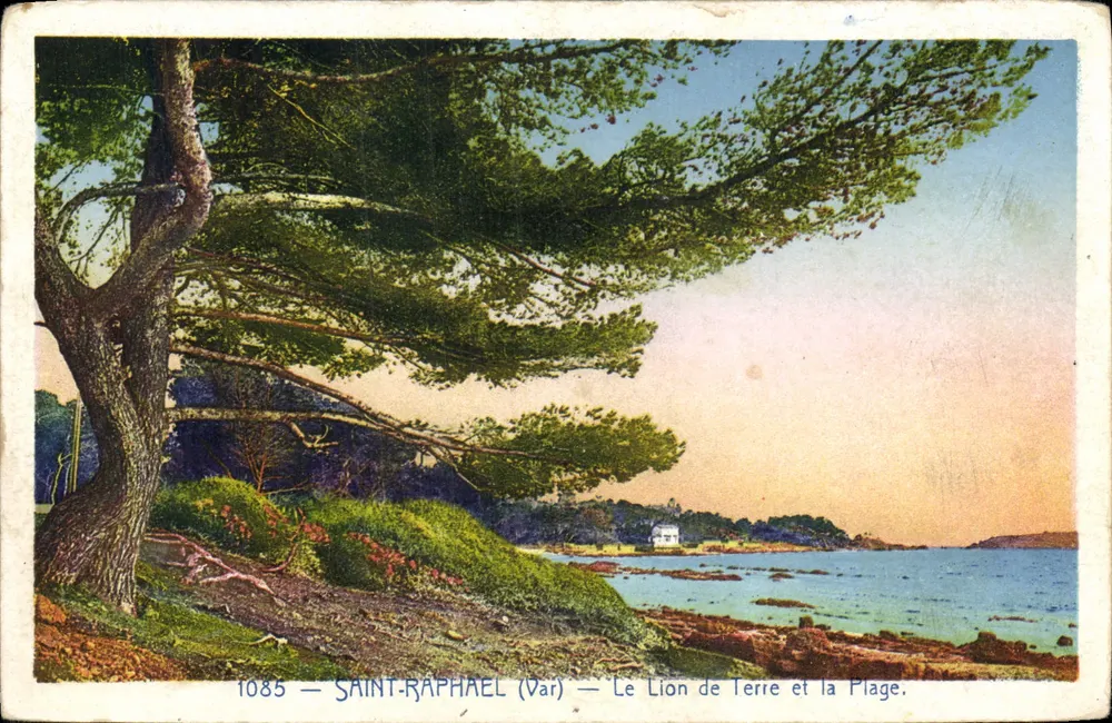 Saint-Raphaël (Var) — El León de la Tierra y la Playa — n° 1085 - Anverso
