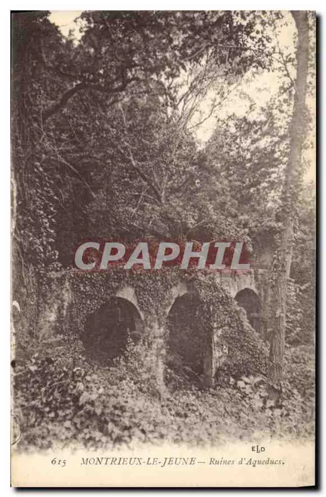 Montrieux-le-Jeune — Ruínas de Aquedutos — Editor E.L.D. n°615 - Frente