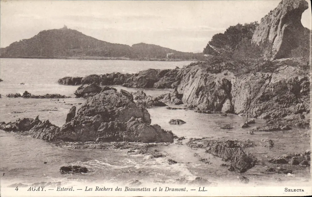 Agay — Esterel — Die Felsen der Beaumettes und der Dramont — Selecta - Vorderseite