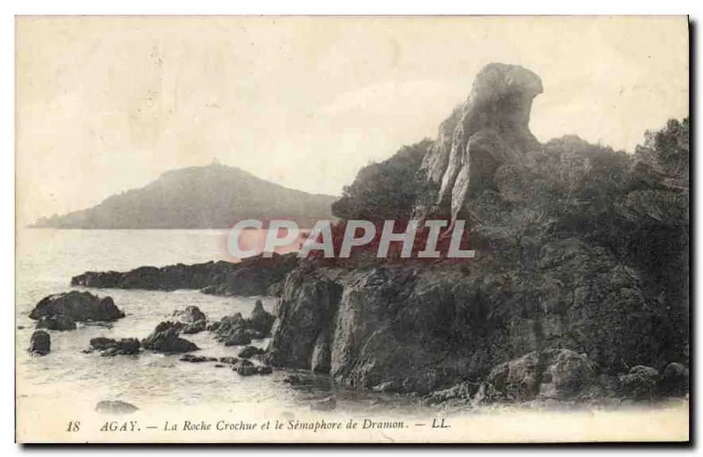 Agay — A Rocha Crochuda e o Sémaphore de Dramon — LL. N°18 - Frente
