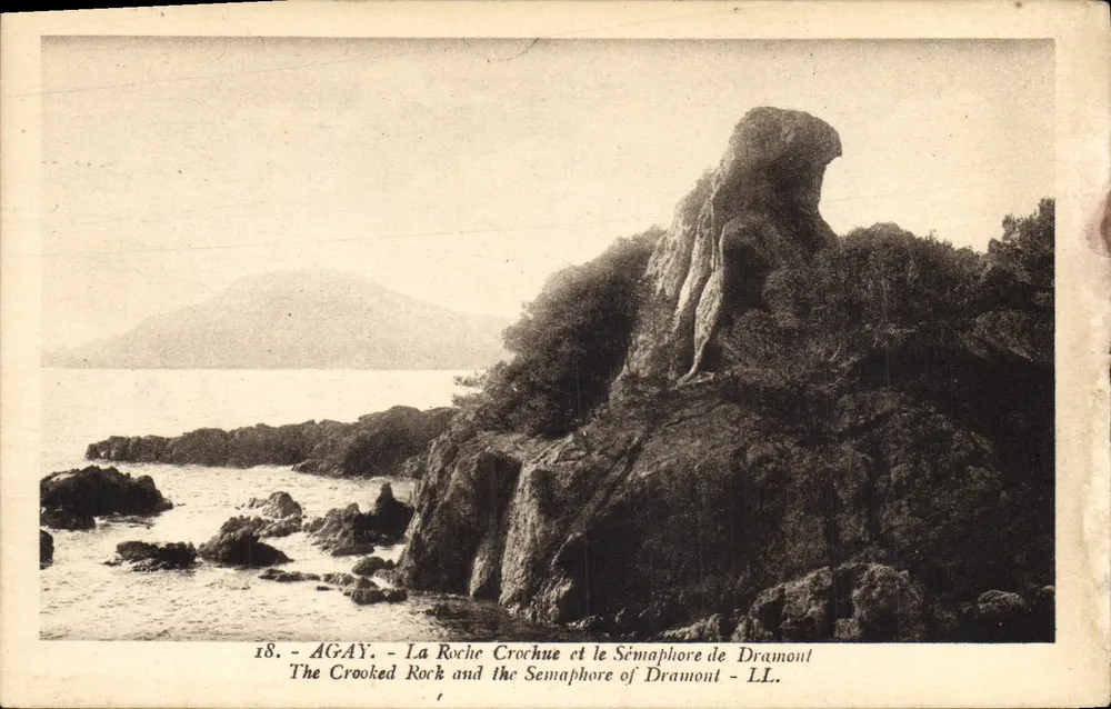Agay - A Roche Crochue e o Sémaphore de Dramont - LL. n°18 - Frente