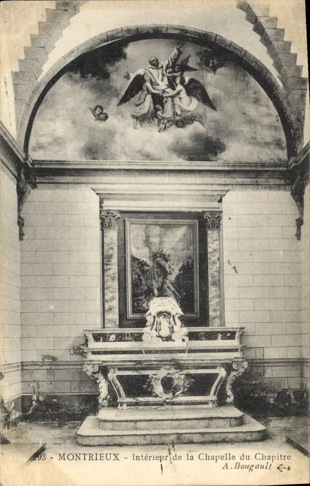 Montrieux - Innenraum der Kapitelskapelle — A. Bougault - Vorderseite