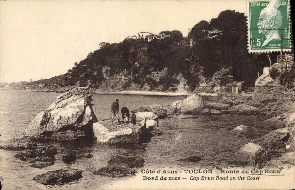 Côte d'Azur - Toulon - Route du Cap Brun — Seeblick — Verleger Pasteur - Vorderseite