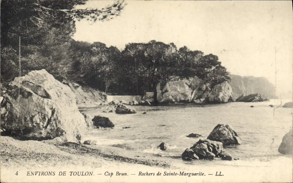 Umgebung von Toulon — Cap Brun — Felsen von Sainte-Marguerite — LL. - Vorderseite