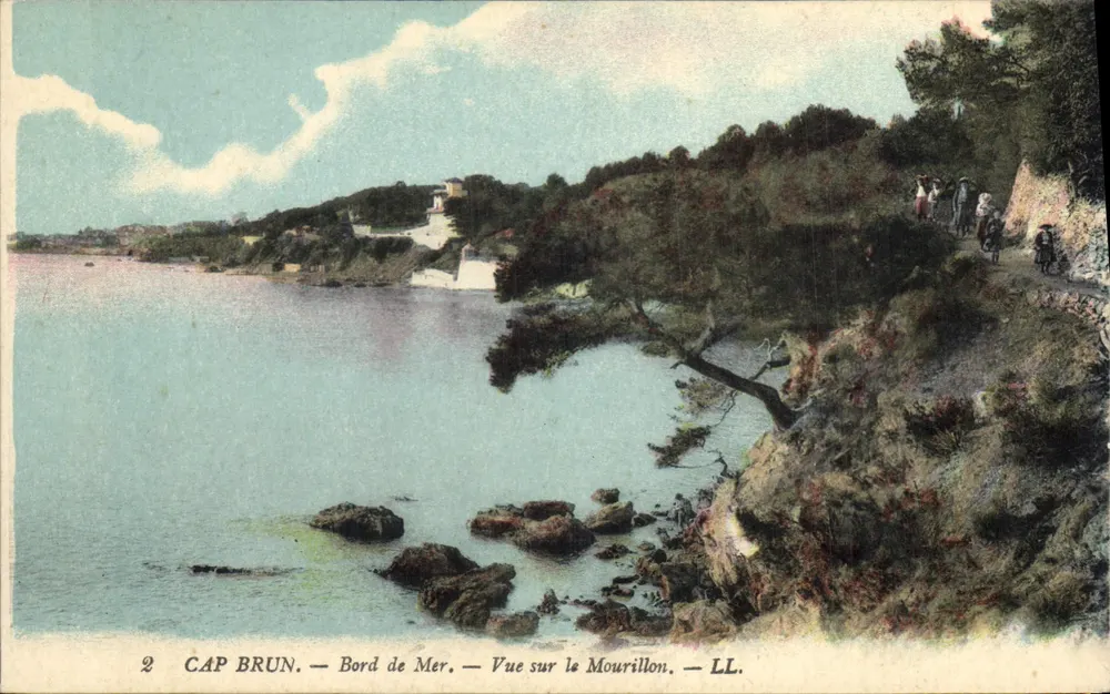 Cap Brun — Ufer — Blick auf den Mourillon — LL. - Vorderseite