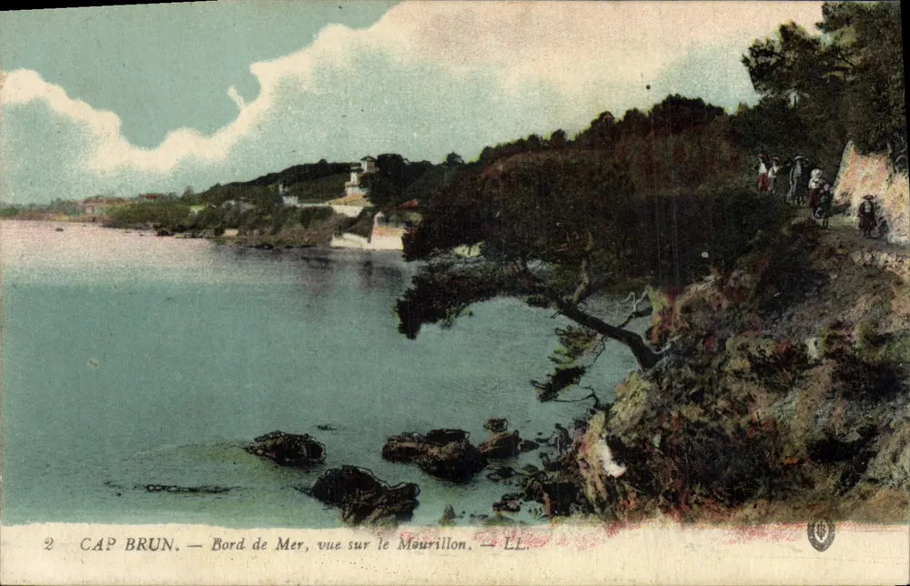 Cap Brun — Küste, Blick auf den Mourillon — LL - Vorderseite