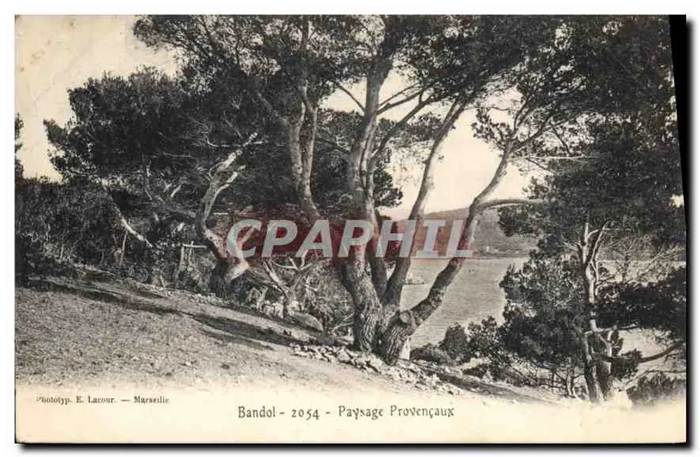 Bandol - 2054 - Paisagem Provençal — Phototyp. E. Lacour — Marselha - Frente