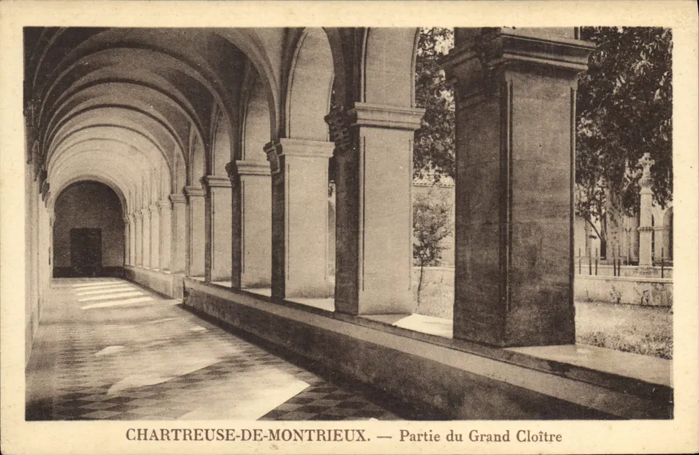 Chartreuse-de-Montrieux — Parte del Grande Cloistre - Recto