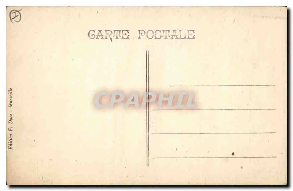 Chartreuse von Montrieux — Galerie der Offiziere — Ausgabe F. Djuce, Marseille - Rückseite