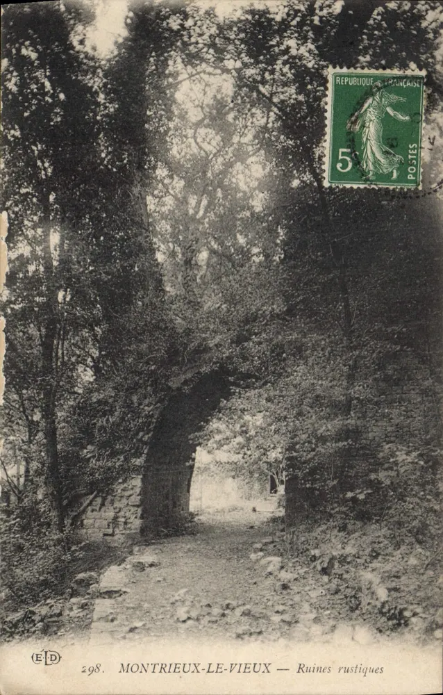 Montrieux-le-Vieux — Ruínas rústicas — Editor ELD, n°298 - Frente