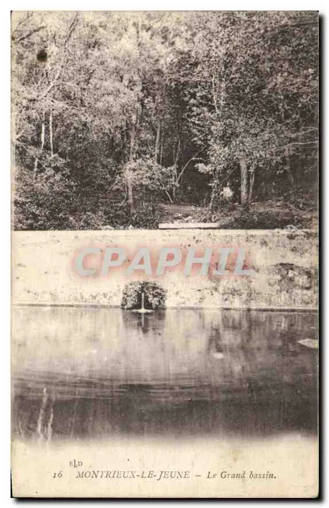 Montrieux-le-Jeune — Der Große Seebecken — Verlag E.J.D. Nr. 16 - Vorderseite