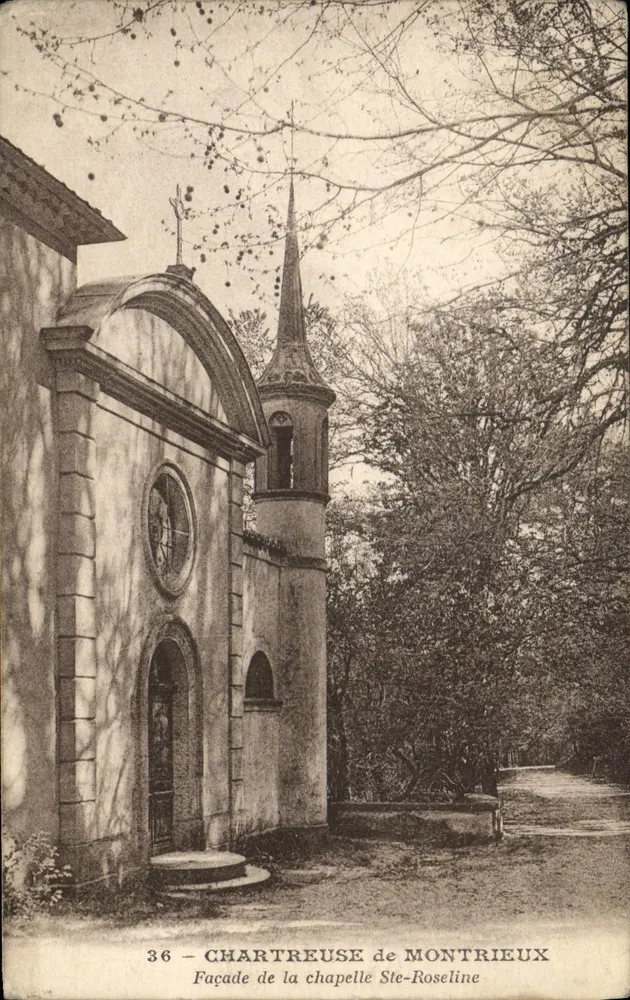 Fassade der Kapelle Ste-Roseline — Chartreuse de Montrieux — Edition France & Cie Murgat - Vorderseite