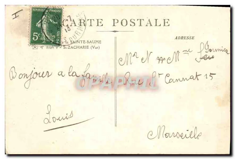 Basílica de São Maximin — Interior da Cripta — Sainte-Beaume (Var) — editor Idéoph, n°12 - Verso