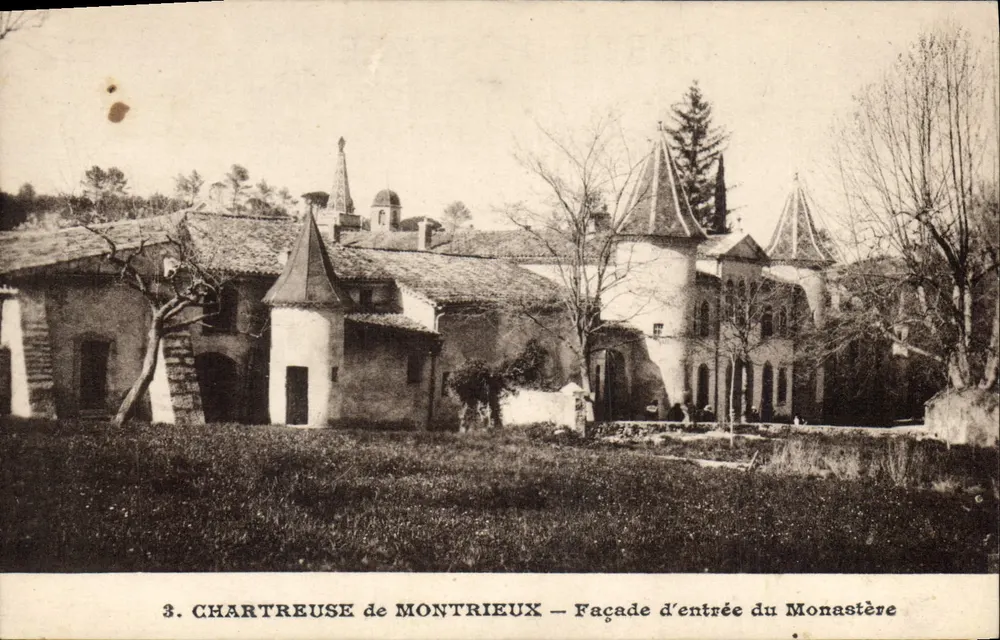 Chartreuse de Montrieux — Eingangsfassade des Klosters - Vorderseite