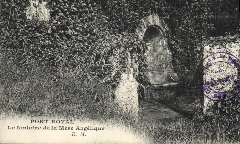 Port-Royal — Die Fontaine de la Mère Angélique — E. M. - Vorderseite