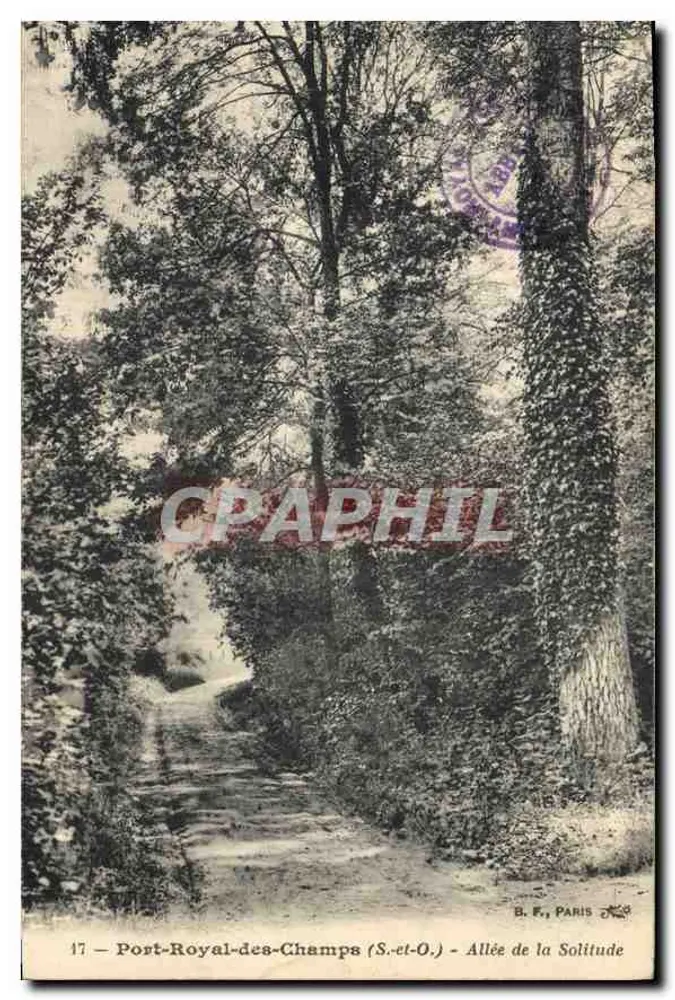 Port-Royal-des-Champs (S.-et-O.) — Allée de la Solitude — B. F., PARIS - Vorderseite