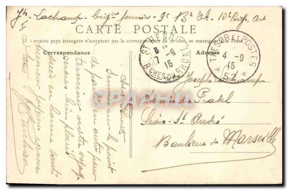 Port-Royal-des-Champs (S.-et-O.) — Allée de la Solitude — B. F., PARIS - Rückseite