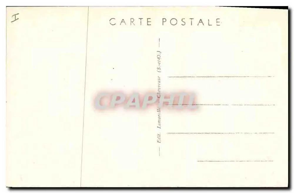 Tal von CHEVREUSE - Abtei PORT-ROYAL-des-CHAMPS (S.-et-O.) — Gesamtansicht - Rückseite