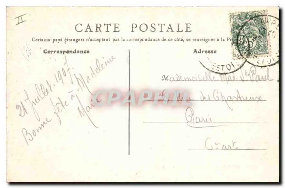 Port-Royal-des-Champs (S.-et-O.) — Ruinen der Kapelle — B.F., PARIS - Rückseite