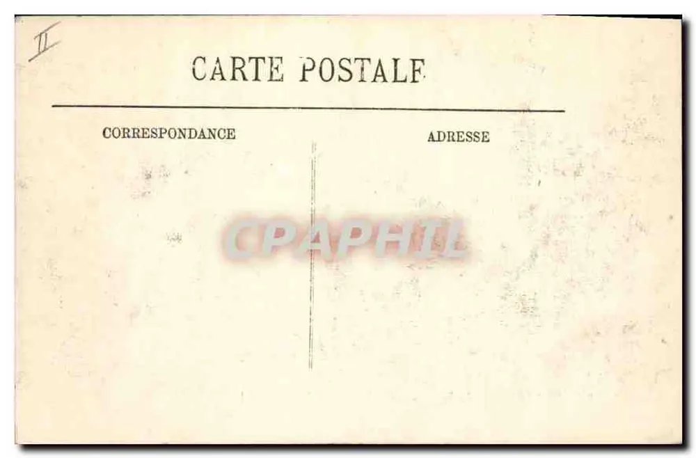 Rambouillet — Der Park, Ansicht vom Île des Roches — LL. - Rückseite