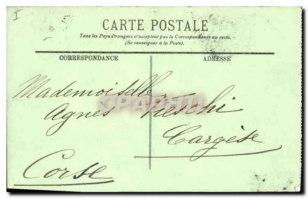 Studie des Präsidenten der Republik — Ramboillet — LL - Rückseite