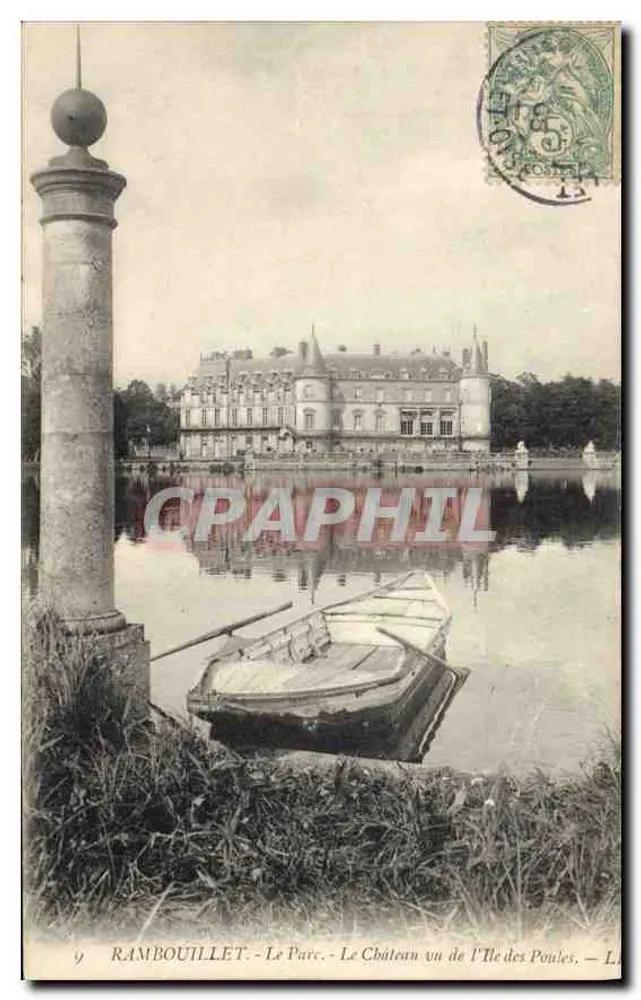 Rambouillet - Der Park - Das Schloss von der Insel der Hühner gesehen — Verlag nicht sichtbar - Vorderseite
