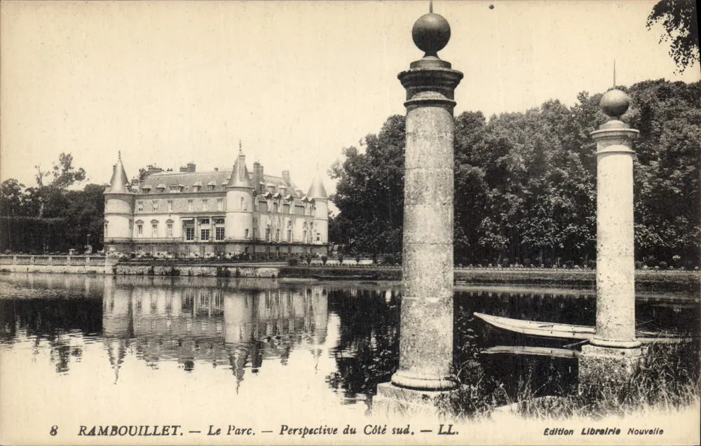 Rambouillet — O Parque — Perspectiva do Lado Sul — Edição Livraria Nova - Frente