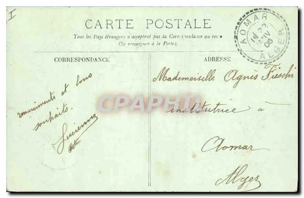 Rambouillet — O Esfinge e o Castelo — LL. n°16 - Verso