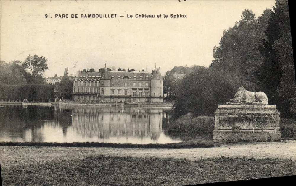 Parc van Rambouillet — Het Kasteel en de Sfinx - Voorkant