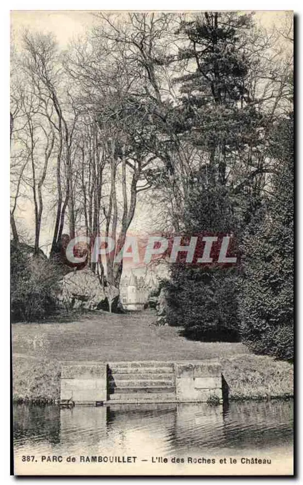 Park von Ramboillet — Die Insel der Felsen und das Schloss — Lepreître, Verlag-Fotograf, Ramboillet - Vorderseite