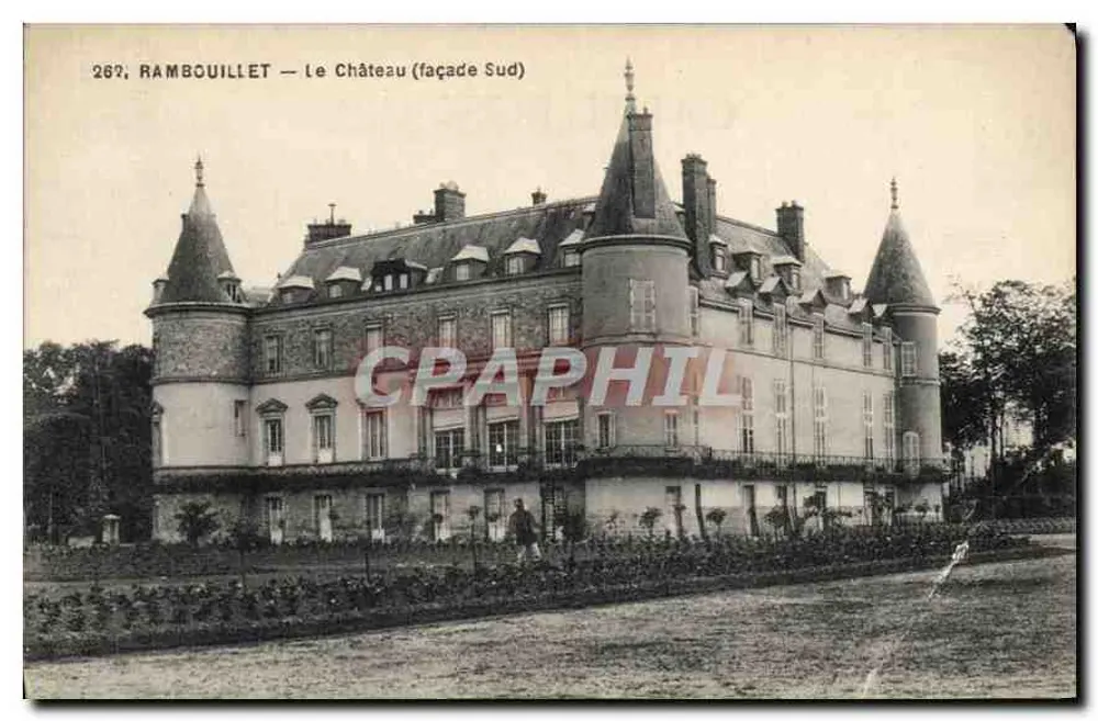Rambouillet — O Castelo (fachada Sul) — Leprière, Rambouillet - Frente