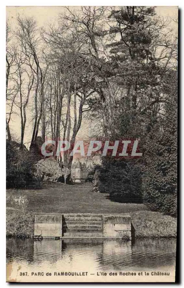 PARC de RAMBOUILLET — L'île des Roches et le Château — n° 387 - Vorderseite
