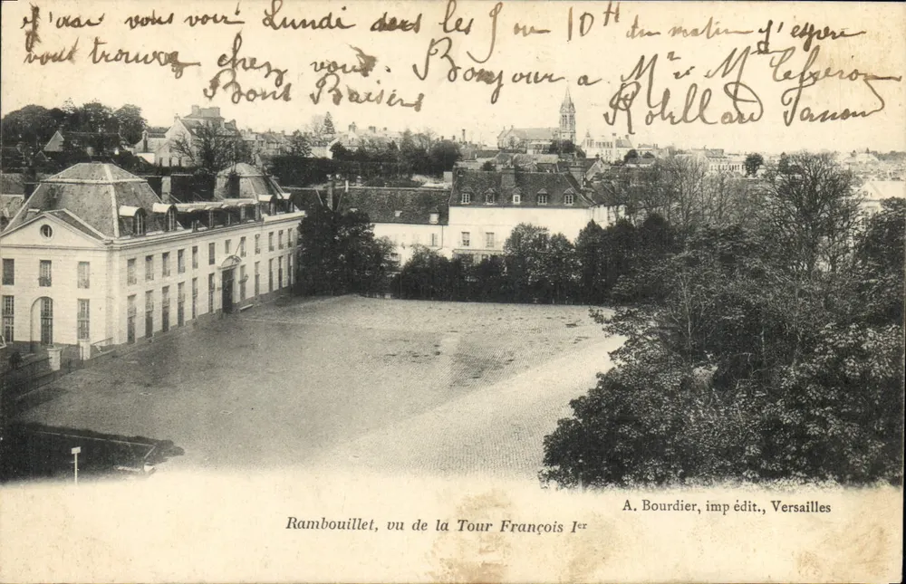 Rambouillet, Ansicht von der Tour François Ier — A. Bourdier, Verlag, Versailles - Vorderseite
