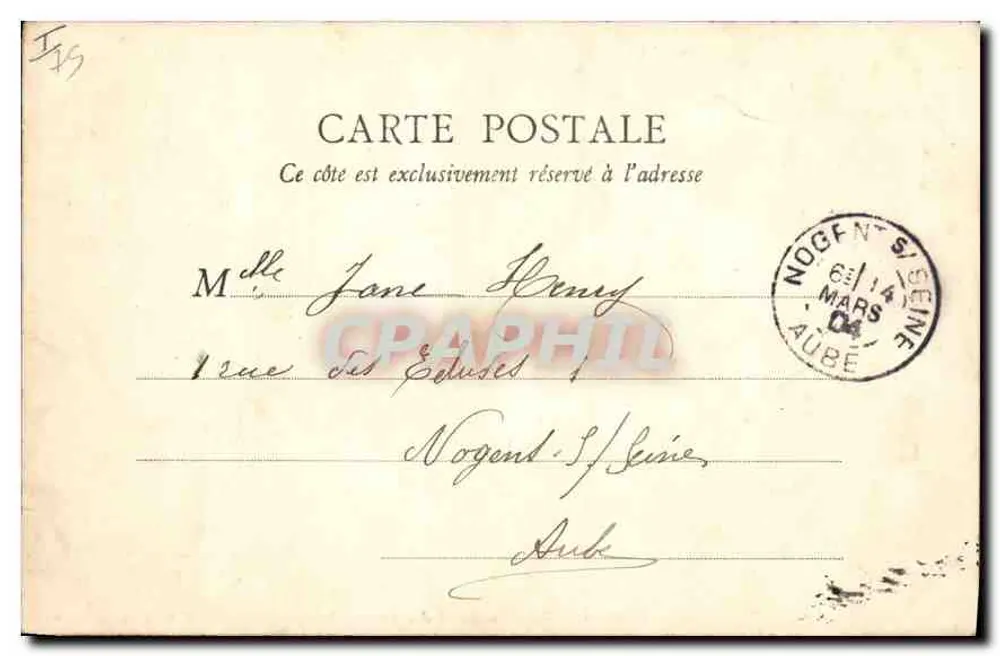 Castelo de Rambouillet e Jardins — A. B. à Versailles — editor A. B. à Versailles - Verso