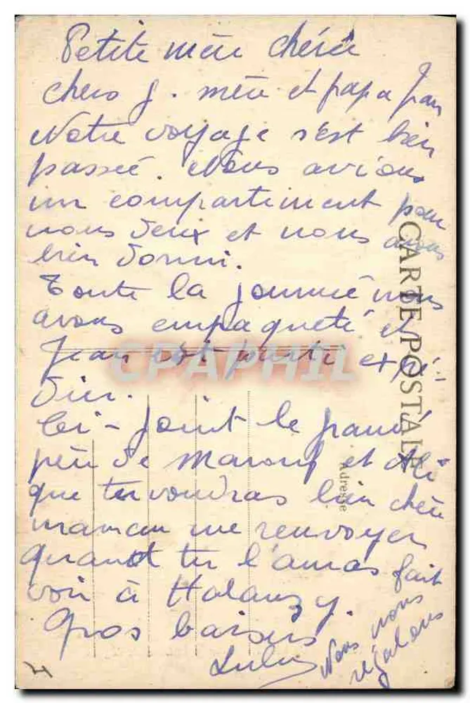 Montfort-l'Amaury (S.-et-O.) — Innenansicht der Kirche — Verlag J. Warrant, Nr. 27 - Rückseite