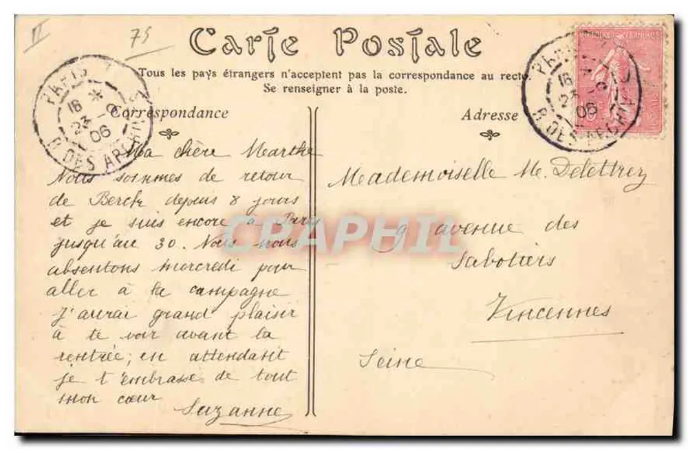 Poissy — A Igreja Nossa Senhora — ND Phot, n°40 - Verso