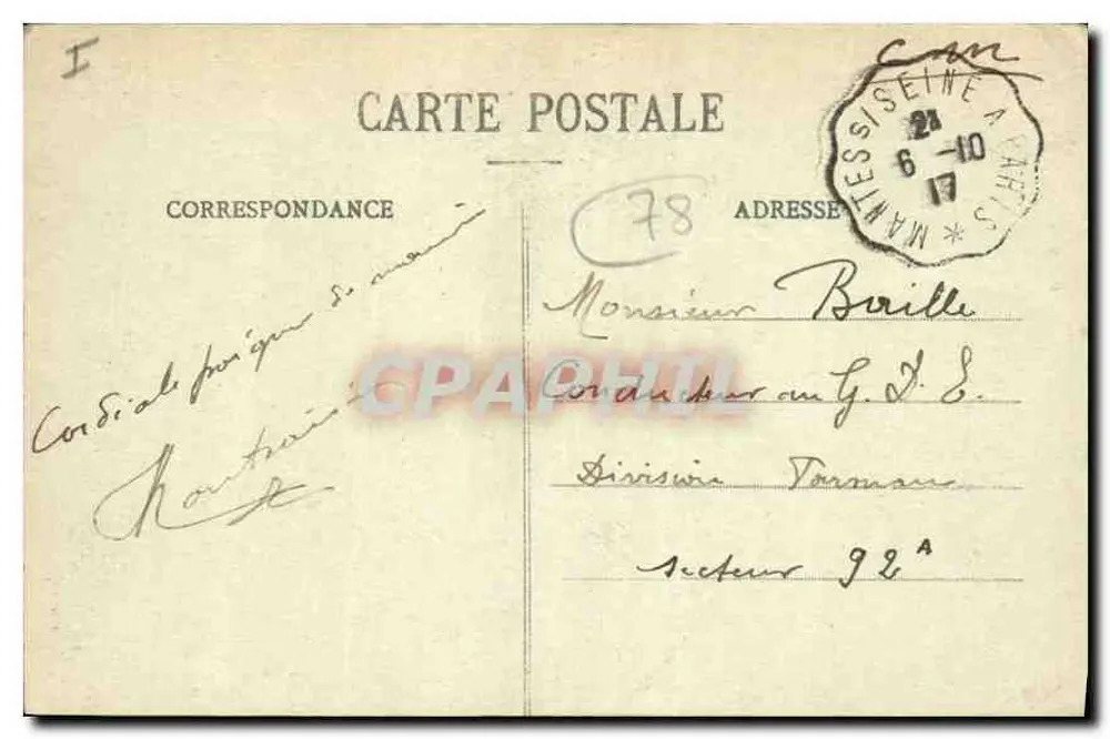 Rosny-sur-Seine — Innenansicht des Parks — A. Laverge, phot.édit., Vernon - Rückseite