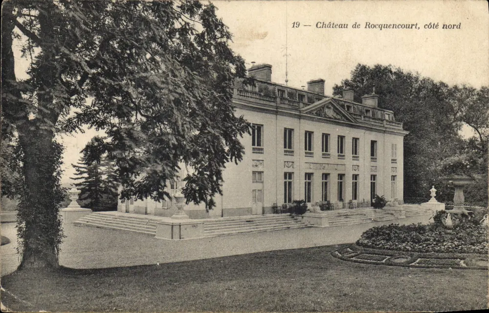 Castello di Rocquencourt — lato nord — A. Bourdier, editore, Versailles - Recto