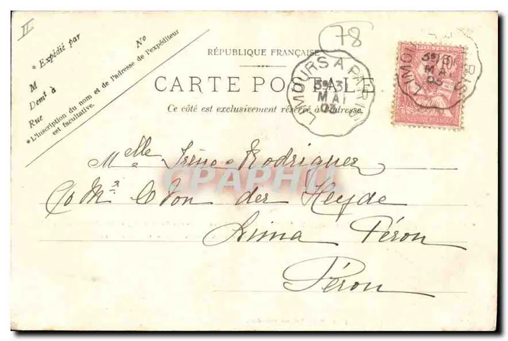 Tal der Chevreuse — Allgemeiner Blick auf die Ruinen der alten königlichen Festungsburg, die mehr als 80 m über die Stadt Chevreuse und das Tal der Yvette ragt — Trimon-Ausgabe Nr. 1373 - Rückseite