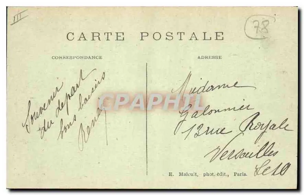 Vale de Chevreuse — Panorama de Senlisse e Garnes — E.M. - Verso