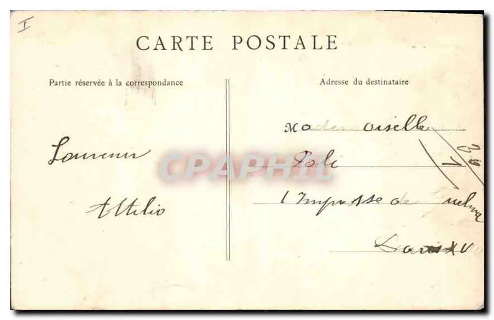Maison-Laffitte — O Castelo — S.F. Paris - Verso