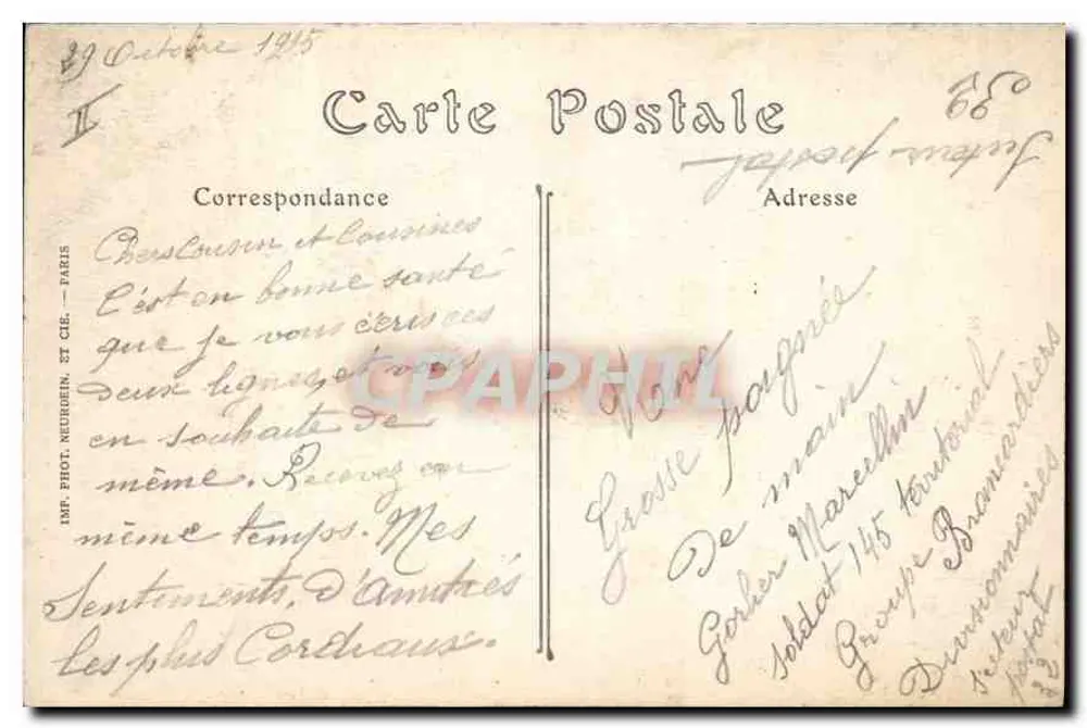 Lepine (Marne) — Die Grande-Rue und die Basilika Notre-Dame — ND. Phot. - Rückseite