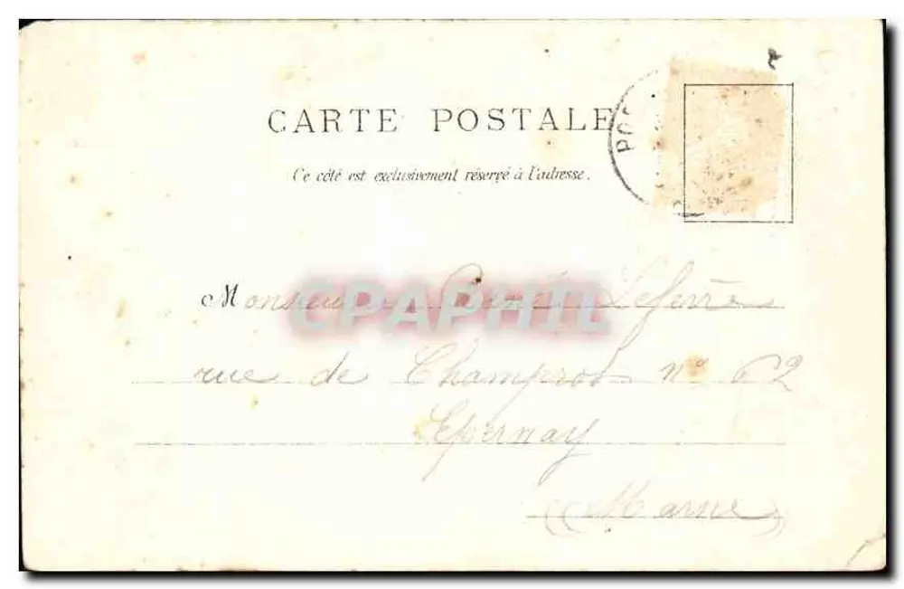 Prieuré de Binson (B) — vue panoramique avec église et colline — éditeur Chaque, n° 186 - Rückseite