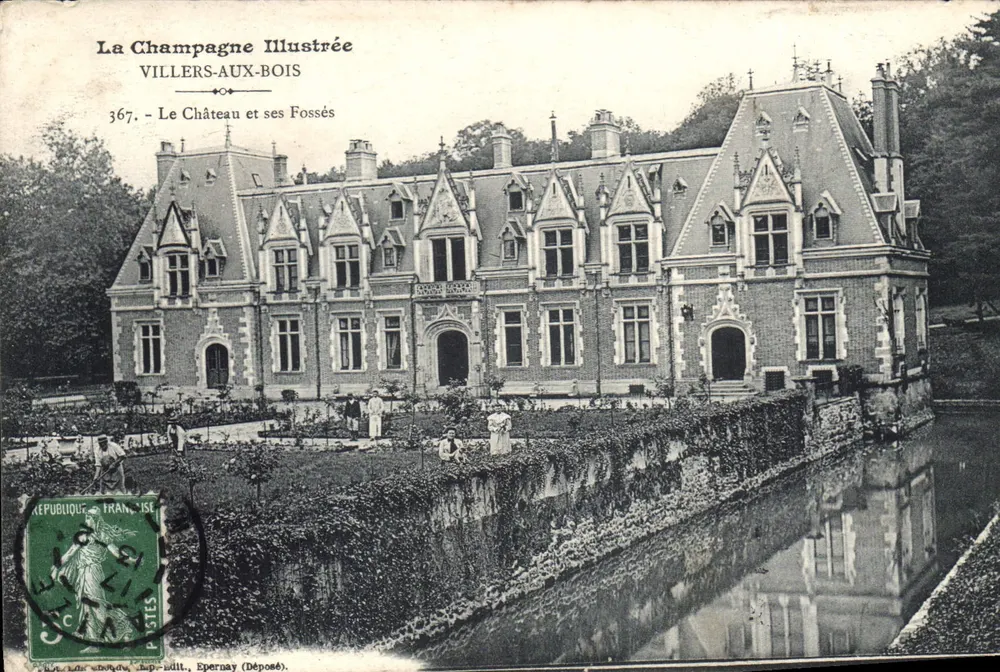 Villers-aux-Bois — Schloss und seine Gräben — La Champagne Illustrée, n°367 - Vorderseite