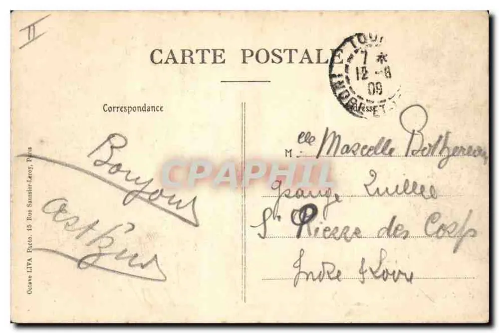 Pontchartrain (S.-et-O.) — Die Wasserstelle und das Schloss — Verlag Liva, n°9 - Rückseite