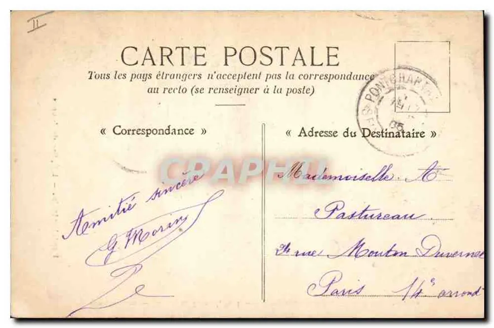 Pontchartrain — L'Église de Jouars — éditeur Paul Ternard - Verso